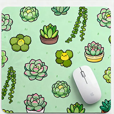 防水耐脏硅胶鼠标垫：污渍一擦即净，适配咖啡、茶水频繁的办公场景