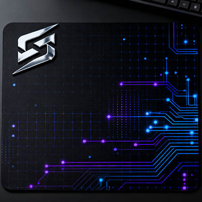 防滑底皮质办公鼠标垫：强抓力不位移，鼠标移动稳准不跑偏